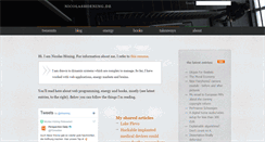 Desktop Screenshot of nicolashoening.de